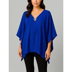 MICHAEL Michael Kors Women's Jacquard Handkerchief Hem Top S/M - Gorgeous!